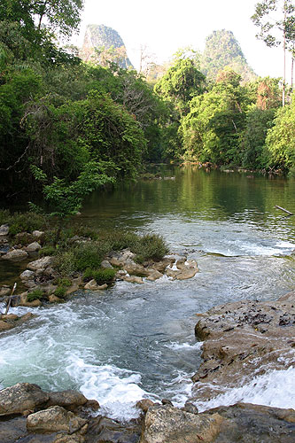 The Hanthayaw/Suriya is part of the Salween River drainage...