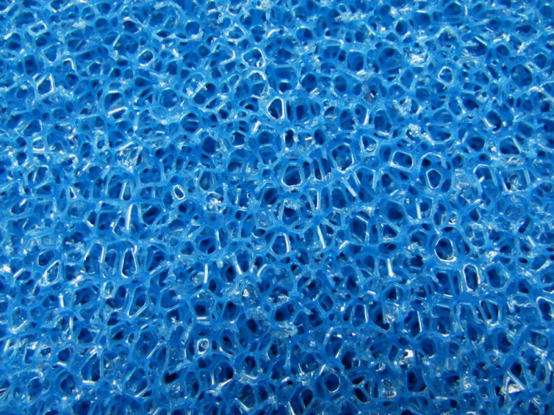 Filter sponge of grade 30 ppi (pores per inch)